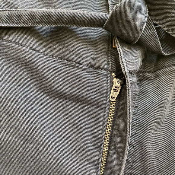 Current Elliot The Corset Paperbag High Rise Cropped Leg Denim Jean Edgebrook 27 - Picture 4 of 12